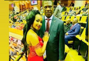 Gugu Nkosi and Deputy President Paul Mashatile