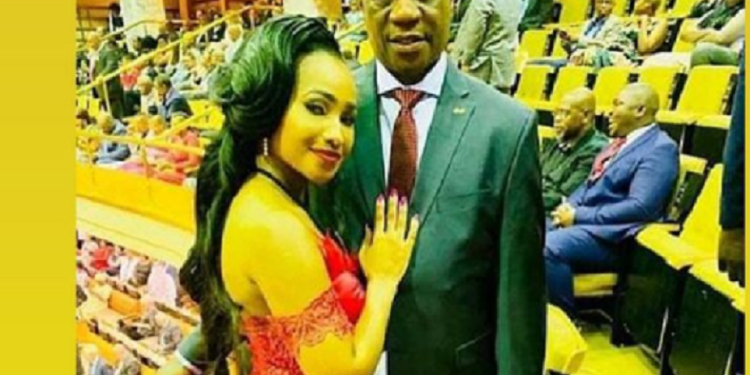 Gugu Nkosi and Deputy President Paul Mashatile