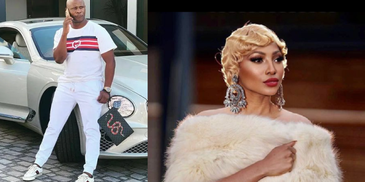 Enhle Mbali and Peter Sebiloane