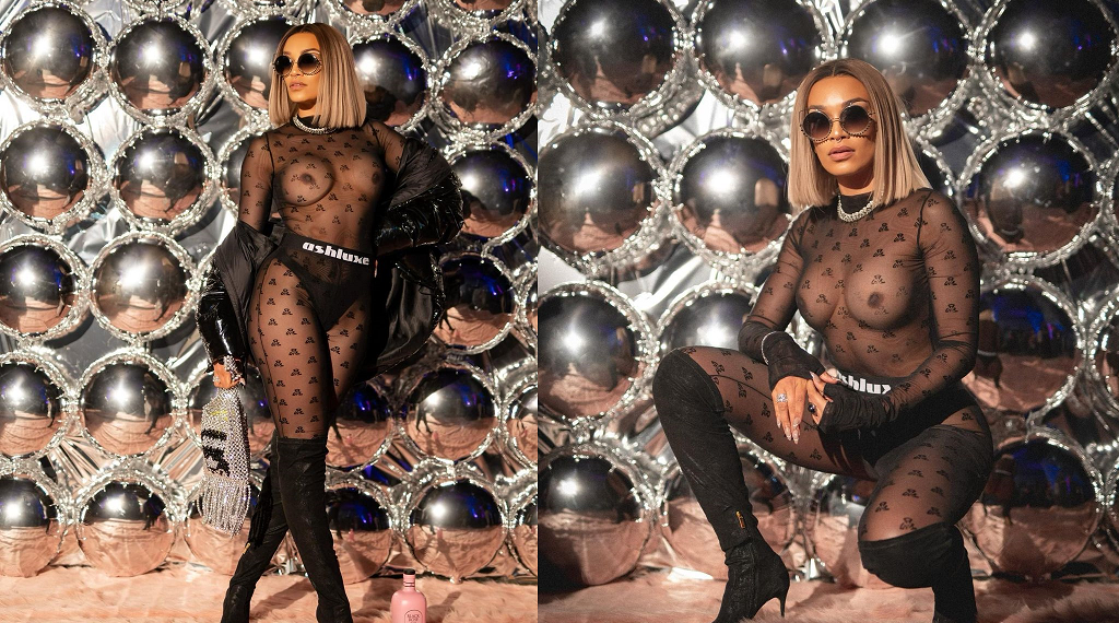 Actress Pearl Thusi had tongues wagging with her outfit. Image: Instagram/Pearl Thusi