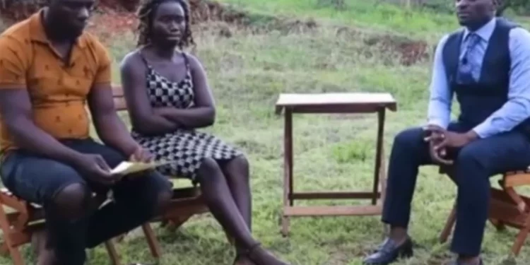 Dramatic Scene: Fear woman faints as DNA confirms husband, not child’s father [Video]