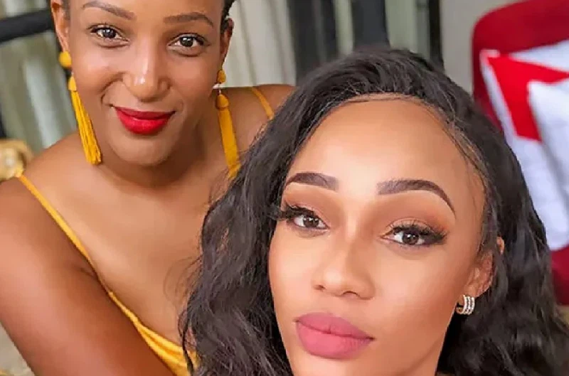 Thando Thabethe and Tumi Maimela cheat death. Image from Viral Trends